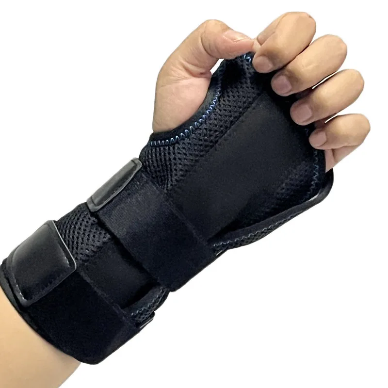 1Pcs Wrist Brace for Carpal Tunnel Sprain Adjustable Pressure Winding Wrist Support Splint Metal Support Hand Brace Protector