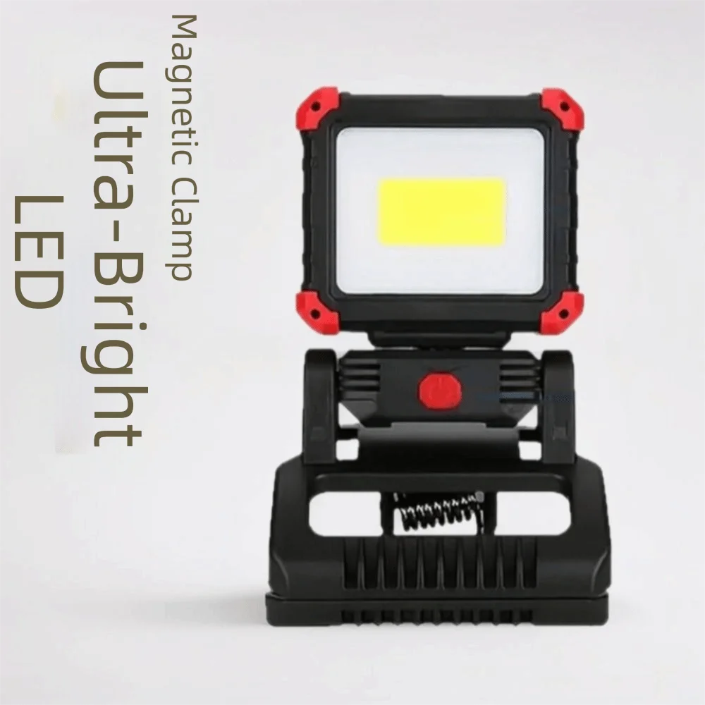 Super Bright LED Work Light Cordless Waterproof COB Work Light 270° Rotation 3 Light Modes Portable Work Light Work Light