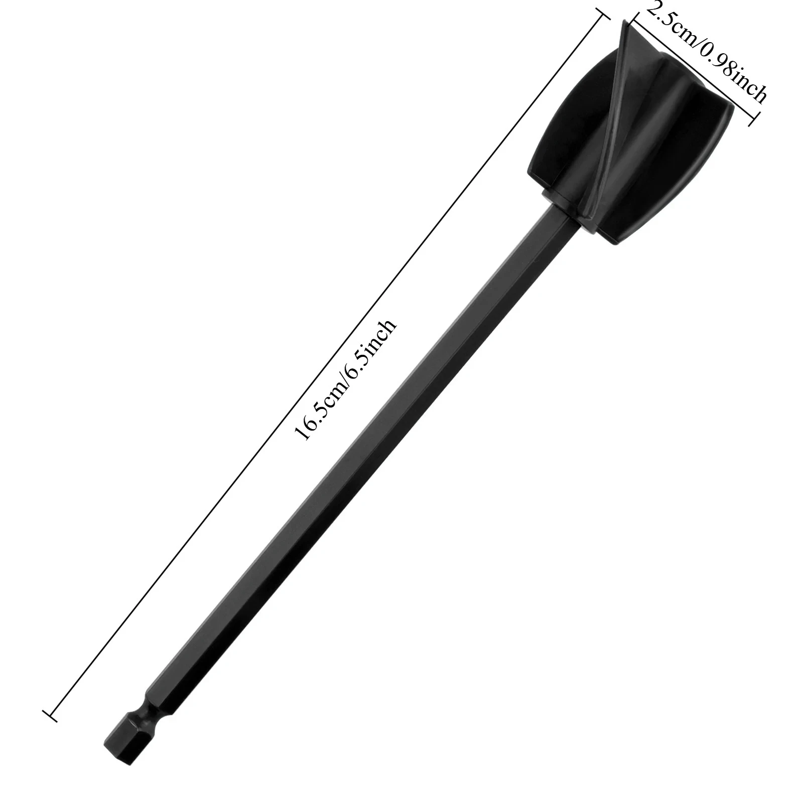 Perfect-Mix Epoxy Resin Paddle: Reliable Black Mixer Attachment for Smooth Blends