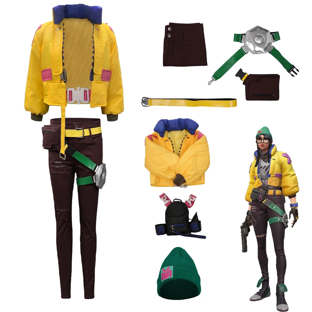 Valorant killjoyコスプレ衣装コートバッグ服ハロウィンカーニバル