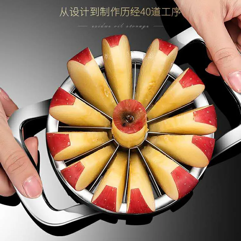 304 stainless steel apple slicer thickened zinc alloy fruit corer kitchen fruit cutting tool