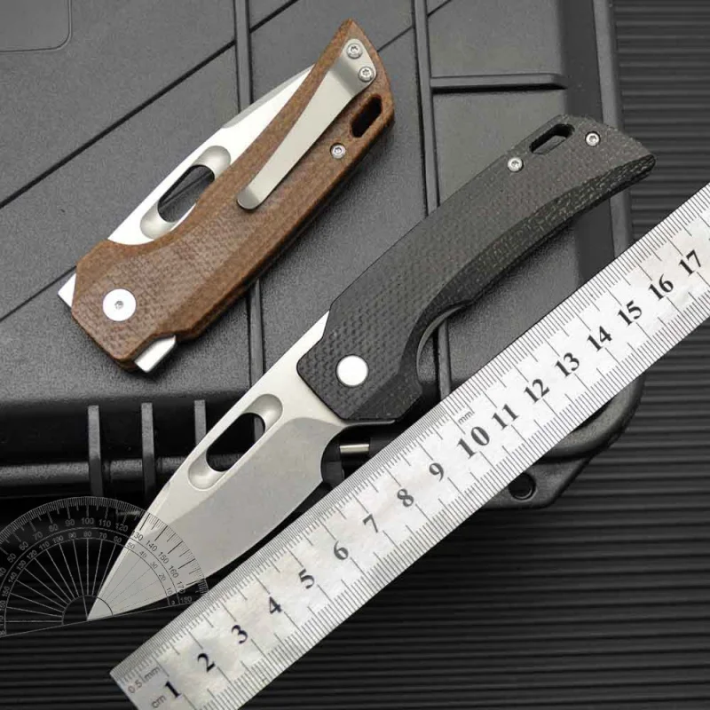 Powder steel folding knife, high hardness, sharp, portable camping, fishing, mountaineering, survival EDC knife