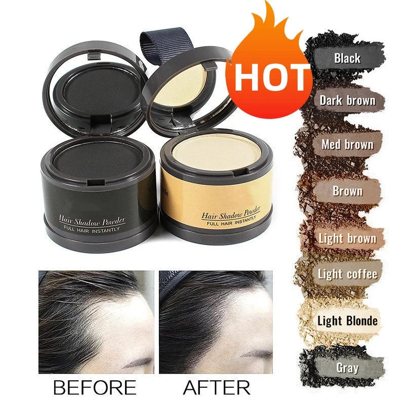 Hairline Repair Filling Powder With Puff Sevich Fluffy Thin Powder Pang Line Shadow Powder Forehead Hair Makeup Concealer