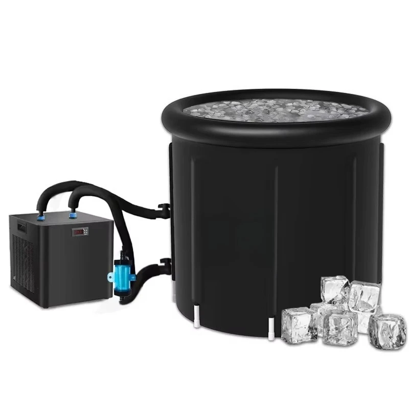 

Xiangyin Vanace 80*75cm 300L 75Gal 8 Poles PVC Inflatable Cold Plunge 1HP Chiller With Ice Bath Tub For Athletes Sports Re