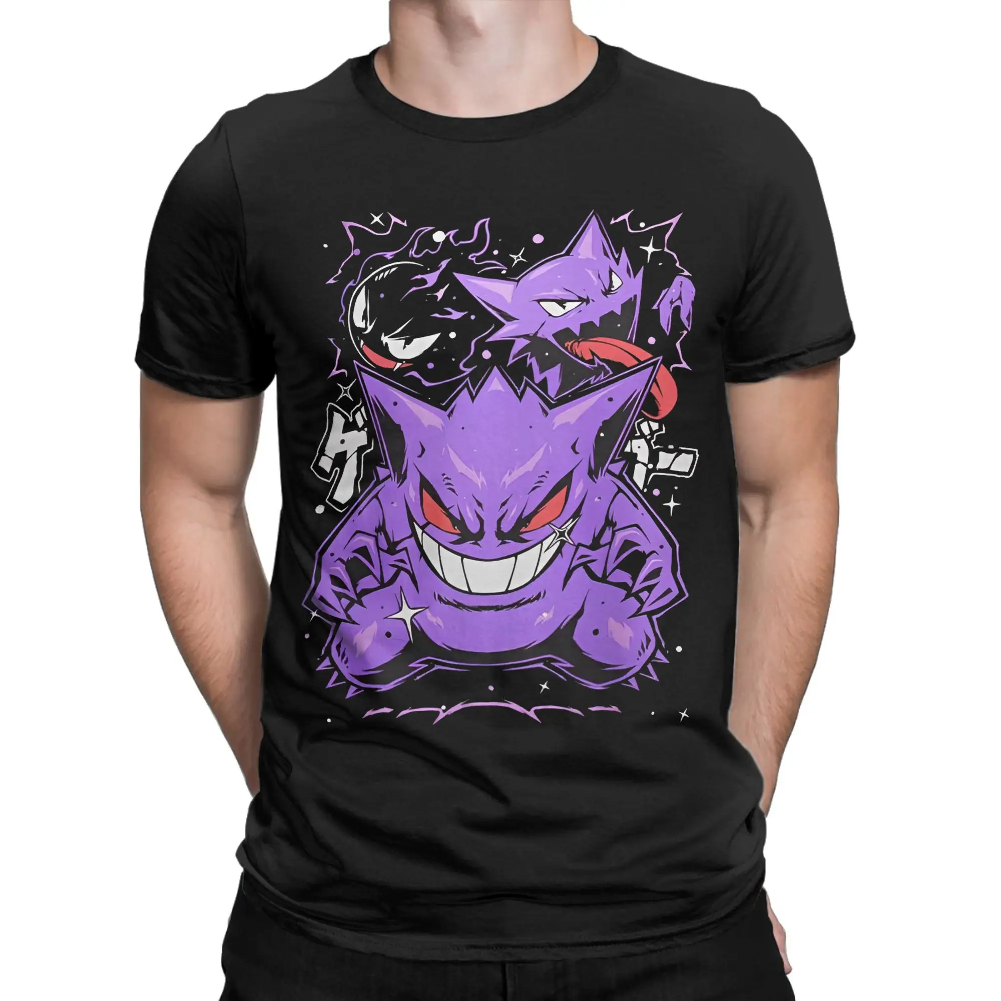 

Pokémon Anime Original Printed T-shirt 2025 Summer New Men's and Women's Loose Casual Trend Versatile Short-sleeved Top