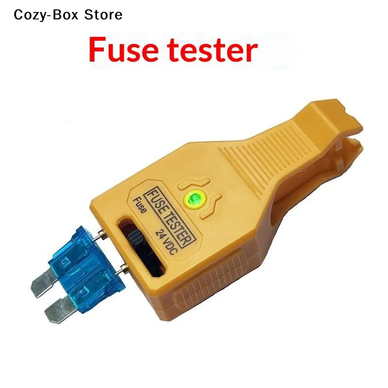[ZY]Universal Auto Car Fuse Type Tester Checker Puller Kit Removal Tool With Green LED Indicator Light Car Accessories 1PC[ZY]