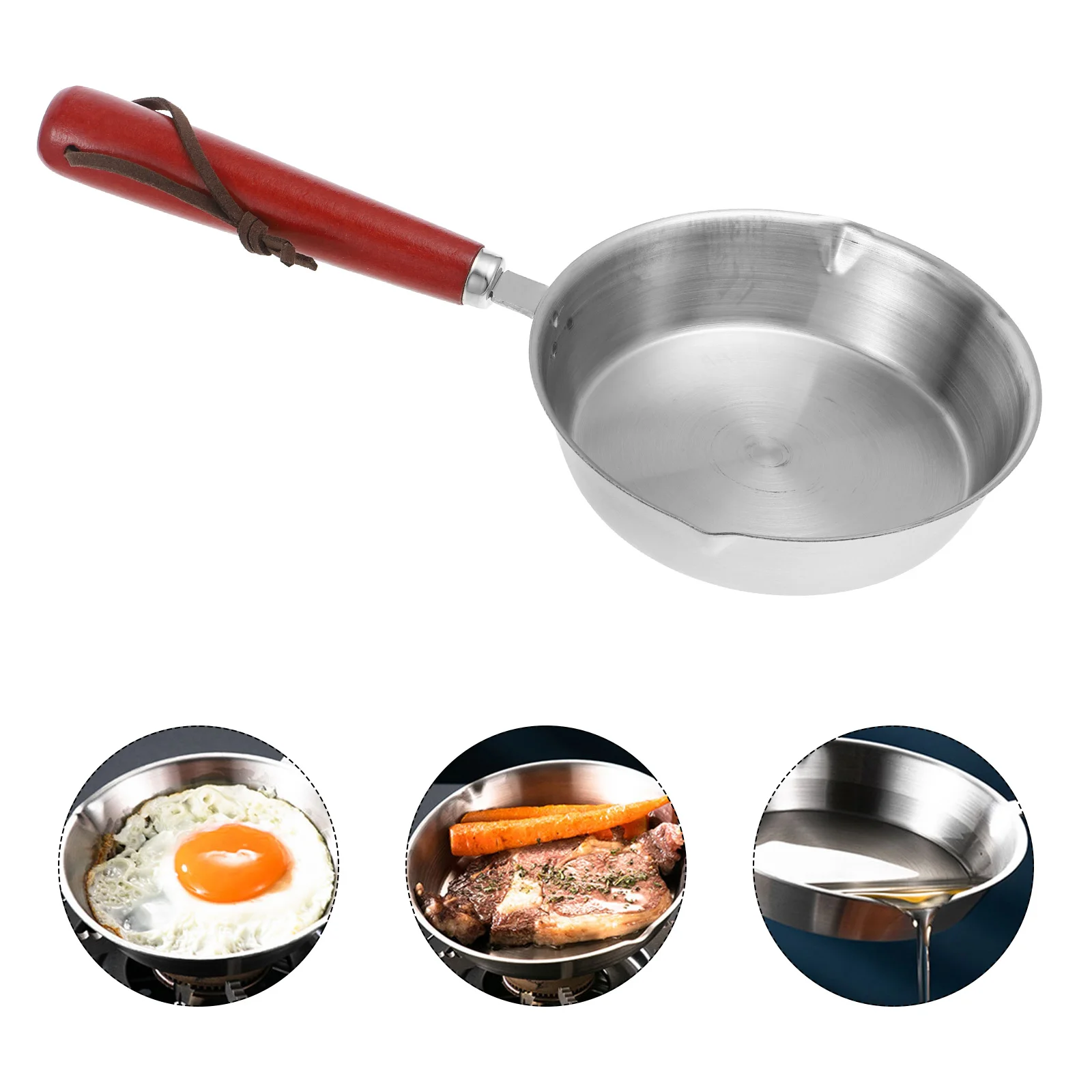 

Frying Pan Pancake Griddle Skillet Blue Egg Nonstick Omelets Butter