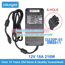 Genuine D220P-01 DA2 12V 18A Laptop Adapter Charger For GX620 ADP-220AB B MK394 D3860 GX755 A269 Y2515 AC Power Charger
