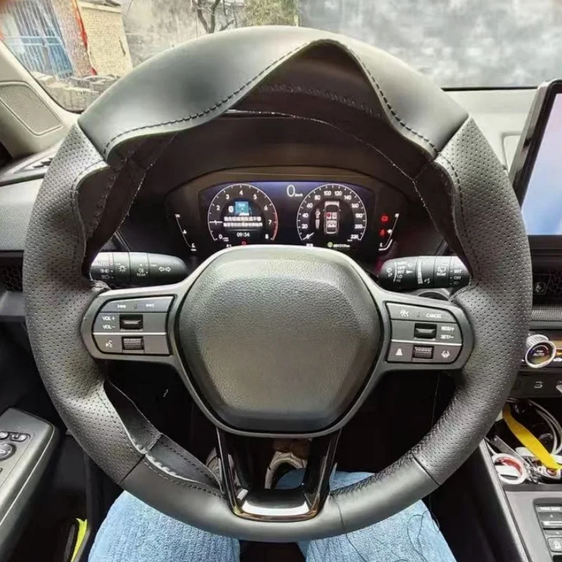 Накладка на руль из микрофибры с противоскользящим покрытием для Honda Civic 11-го поколения, CR-V 2023-2024, Accord
