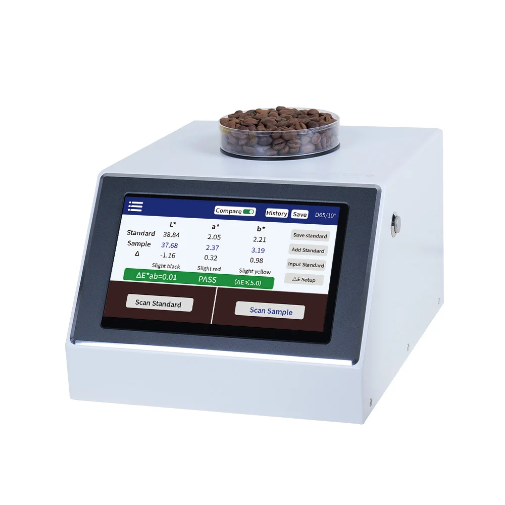 RTS LS177C D/8 Benchtop Colorimeter Cafe HCCI SCAA Agtron Number Coffee Beans Roast Degree Coffee Colorimeter