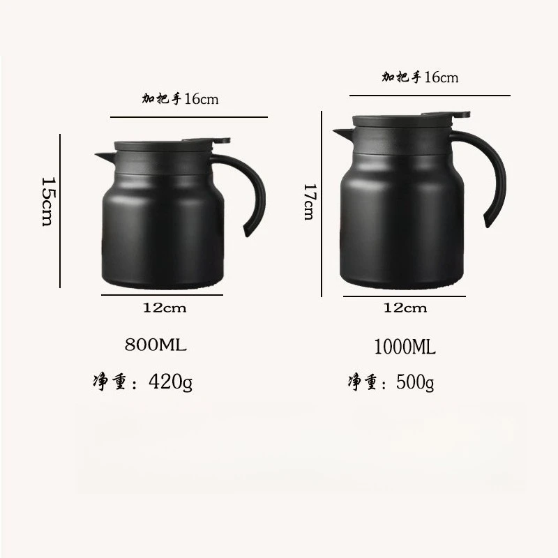 Thermal insulation pot 316 stainless steel water separation teapot, intelligent thermostatic pot