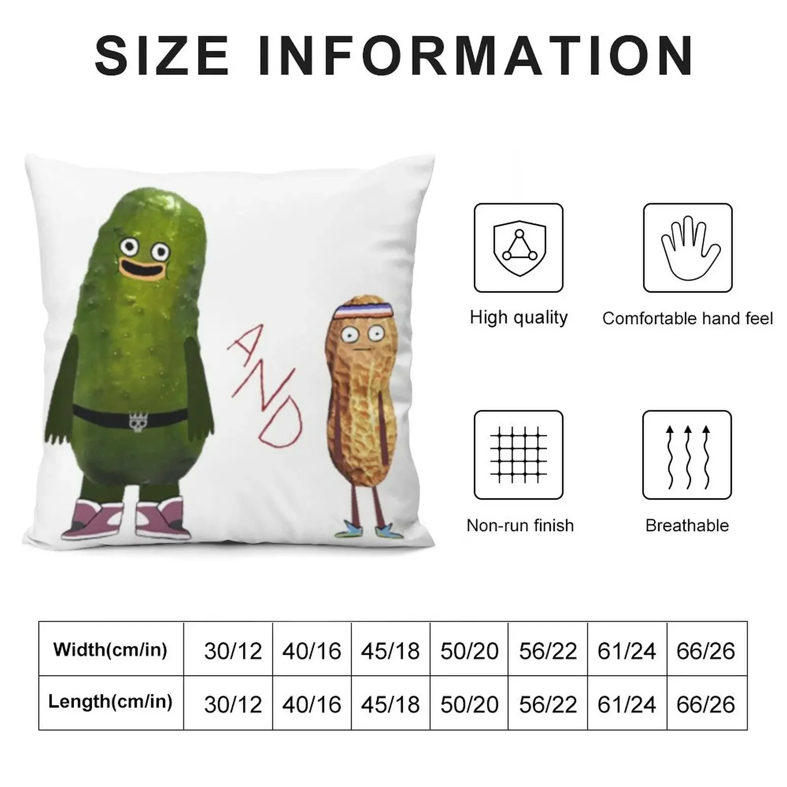 pickle and peanut Throw Pillow Sofa Pillow Cover luxury decor Pillowcase Cushions Cover pillow