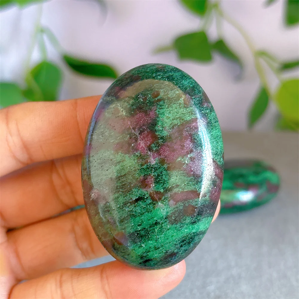 Ruby With Emerald Palm Natural Crystal Quartz Minerals Stone Home Decoritems Reiki Garden Love Gifts Energy Healing Lucky