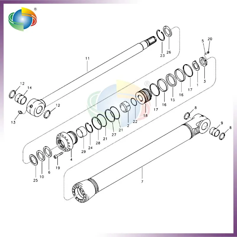 

VOE 14589133 VOE14589133 КОМПЛЕКТ УПЛОТНЕНИЯ ЦИЛИНДРА ДЛЯ VOLVO EC210B EC210C EC220E EC235C EC240B EC240C EC250D EC250E EC360CHR