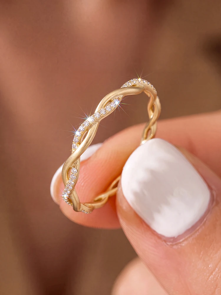 Fashion Exquisite Surround Shiny Zircon Ring for Women Anniversary Wedding Holiday Luxury High Quality Jewelry