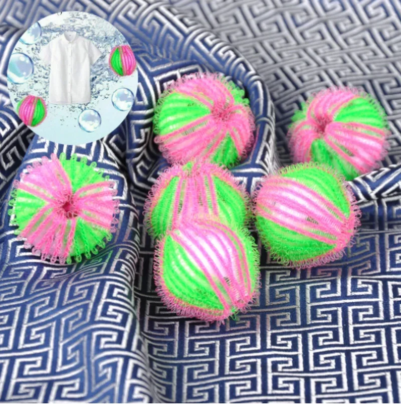 4 Pcs Magic Clothes Hair Removal Laundry Ball Clothes Personal Care Hair Ball Washing Machine Ball Cleaning Balls