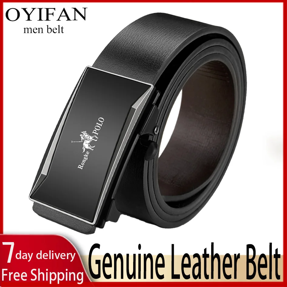 

Belt for men Automatic Belt Genuine Leather Belt Men Leather Ratchet Adjustable Belt Genuine Leather Dress Designer