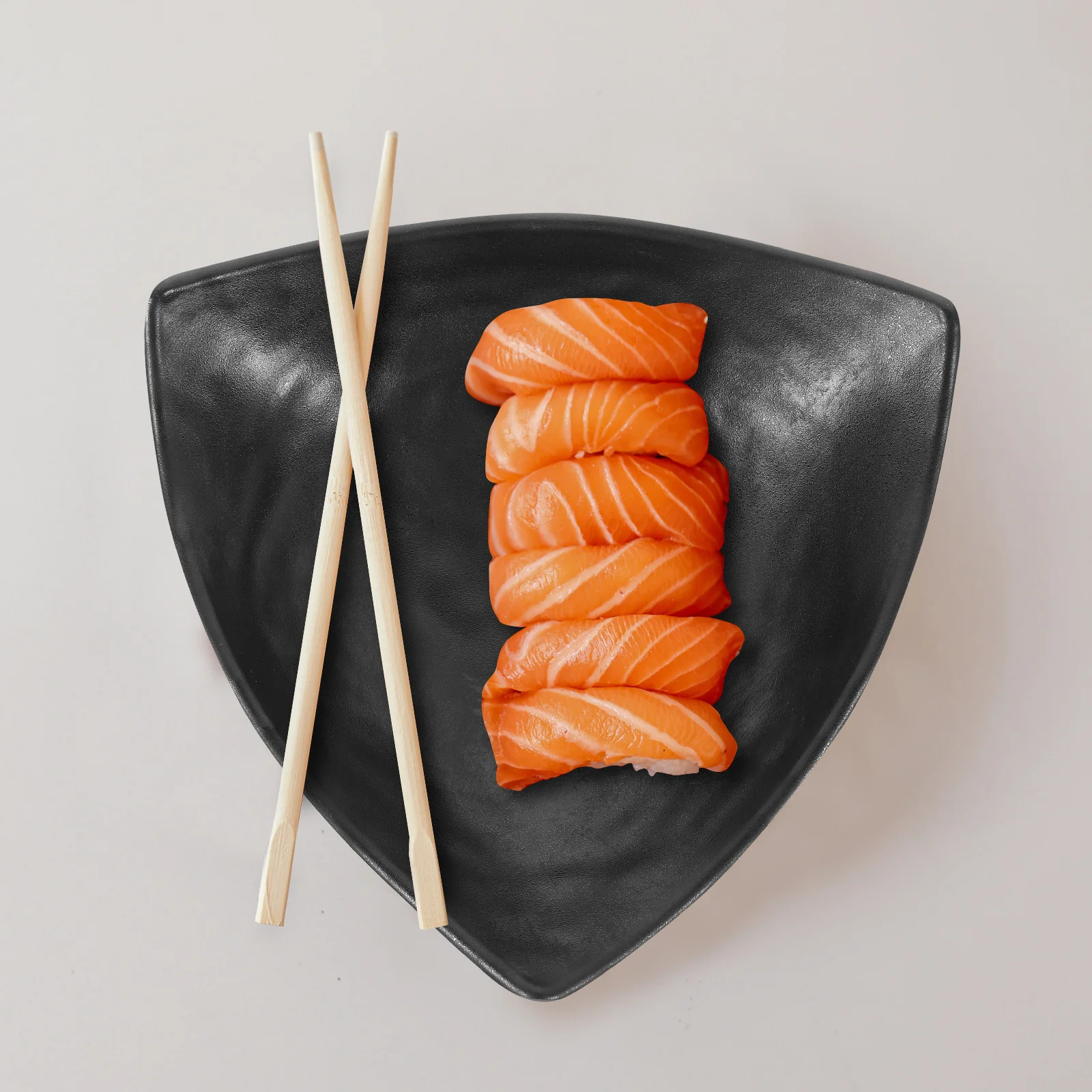 

Multi-Function Sushi Display Plate Smooth Plastic Sashimi Tray Creative Shape Elegant Finish Perfect for Sushi Salmon