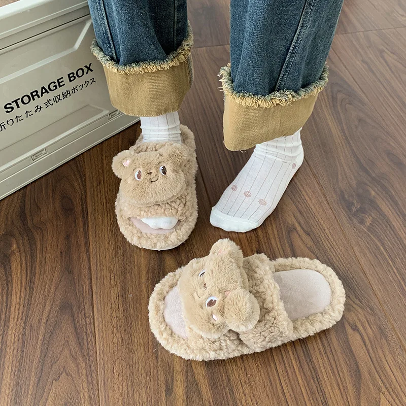 

Slippers For Women Wearing Thick Bottom Cotton Slippers For Women Home Slippers Autumn And Winter Indoor Household Slippers