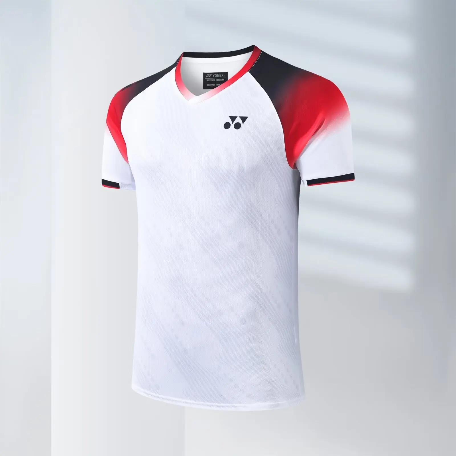 Yonex 남성용 통기성 빠른 건조 티셔츠, 하이킹 낚시 티, 부드러운 탄성, 야외 스포츠 짧은 셔츠, 여름