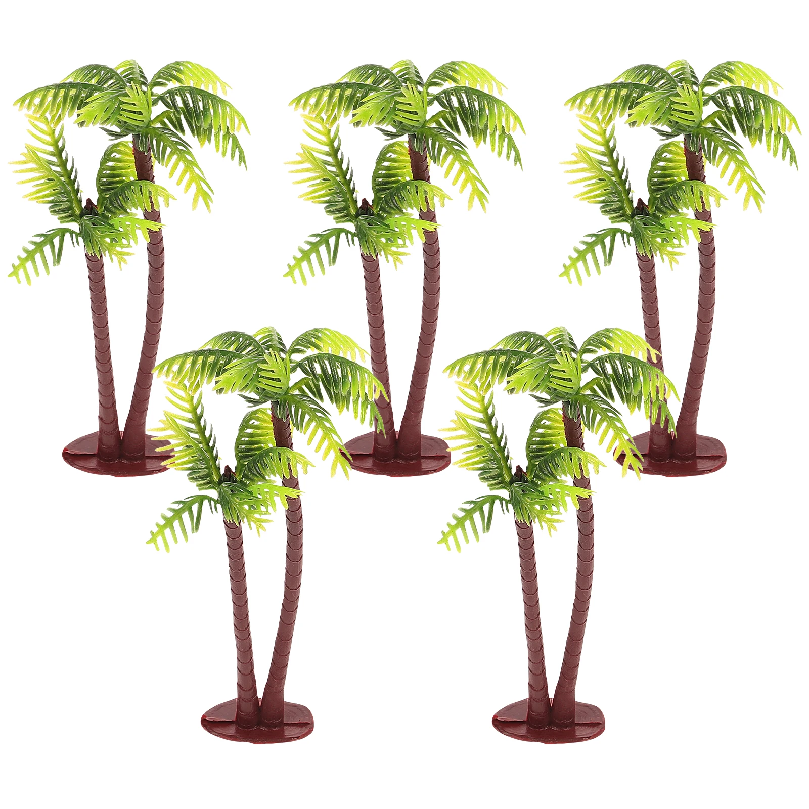 

3pcs Miniature Coconut Tree For Fairy Garden Plastic Palm Tree Miniatures Micro Landscape Scenery Architecture Trees Bonsai