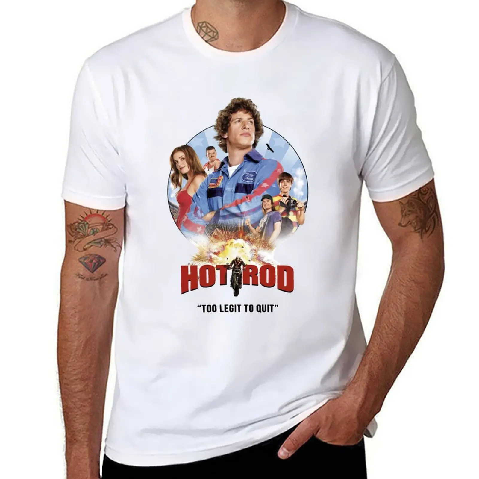 

Hot Rod Movie Andy Samberg T-Shirt man graphic t shirt anime tshirt T-Shirt