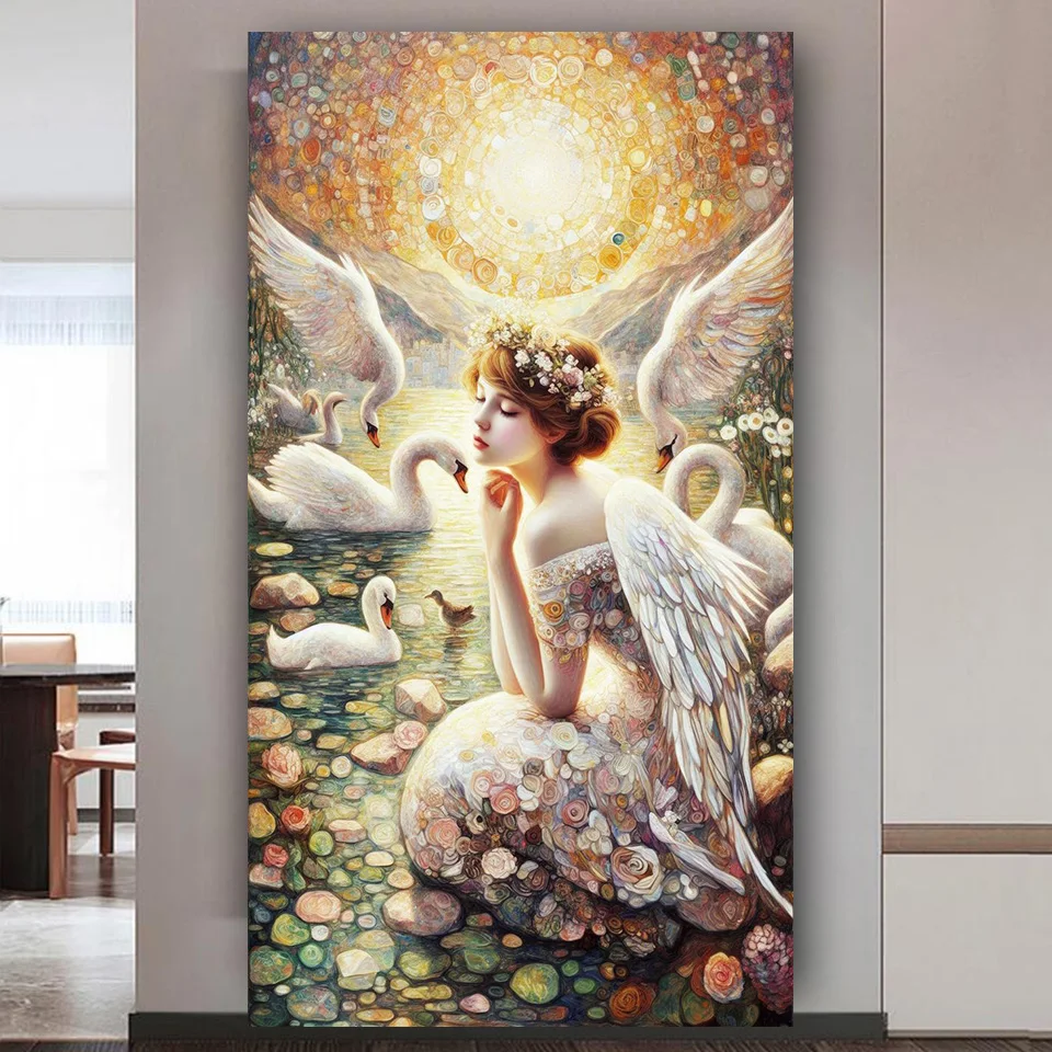 

Angel Girl Diamond painting New 2025 full square/Round Diamond Mosaic diy Cartoon art Pictures Home decoration Big Size
