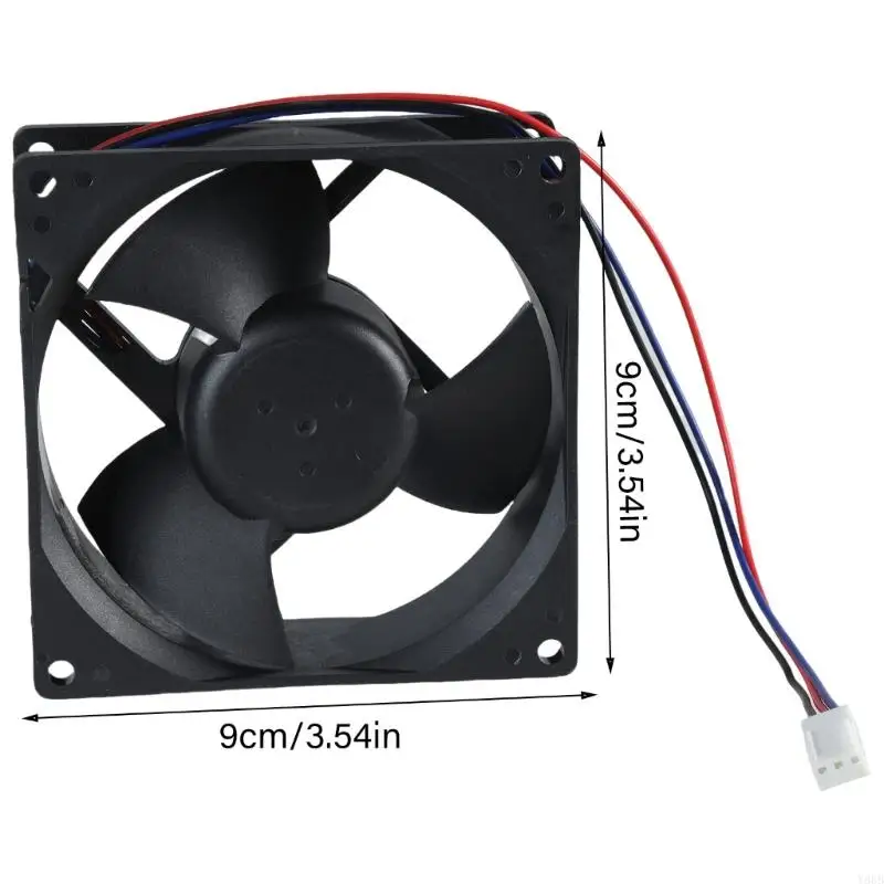 Y88B EFB0924HHE 24V 0,3A Пластиковый охлаждающий вентилятор с быстрым вращением для энтузиастов и геймеров для ПК и ПК -геймеров
