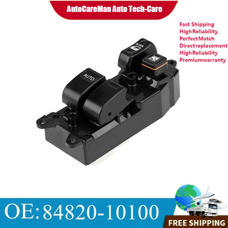 

Fit For Toyota Land Cruiser Hilux Yaris Power Window Master Switch 84820-10100
