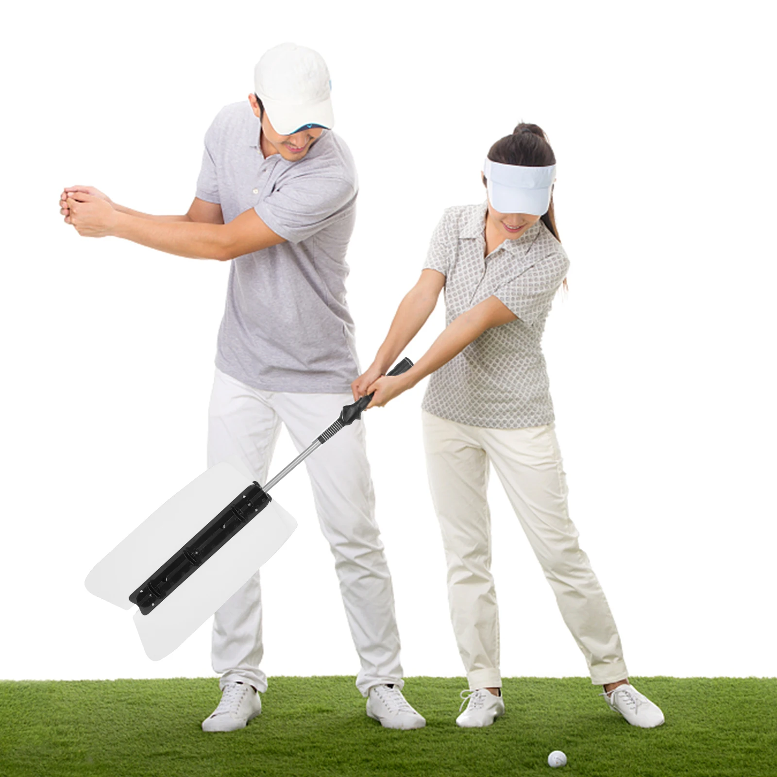 

Wind Swing Rod Golf Fan for Junior Accessories Aid Power Training Aids Pearlescent