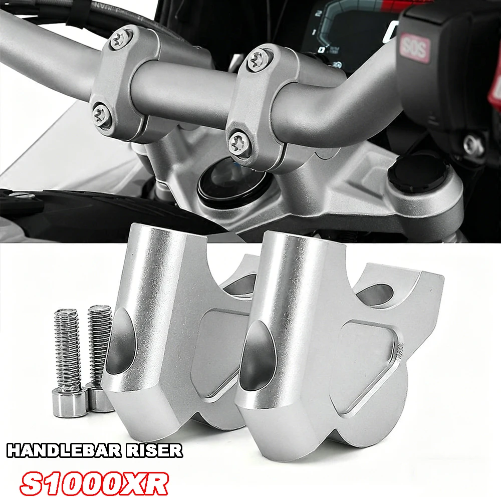 R1250GS R1250RT Motorcycle Handle Bar Handlebar Riser Kits For BMW S1000XR R1200RT Aluminum Raisers Up And Backwards Accessories