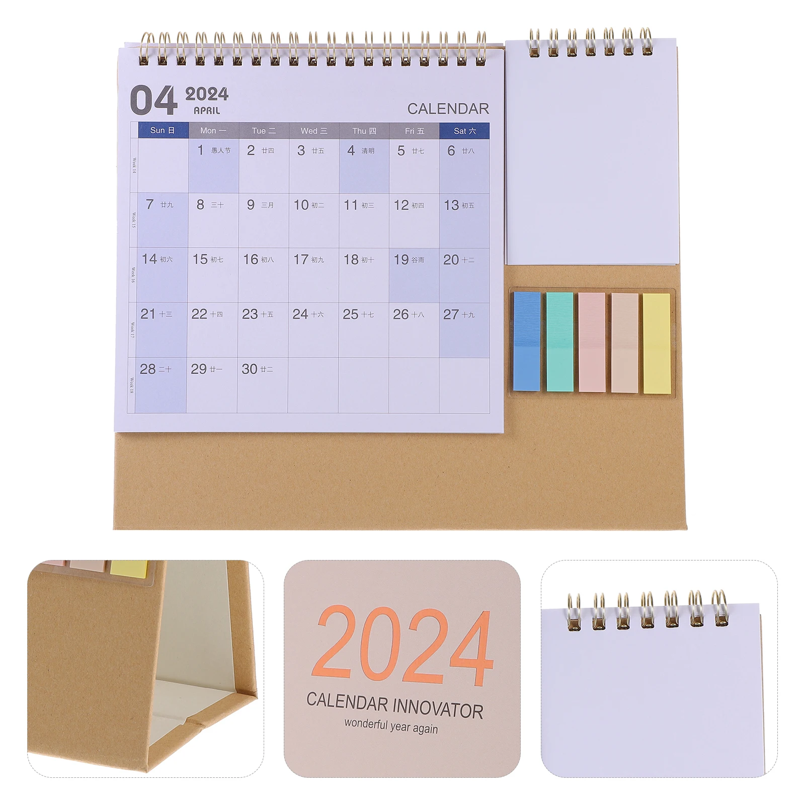 

Oversized Notes Calendar Dating Office Decor 2024 Paper Calendars to Write Desk