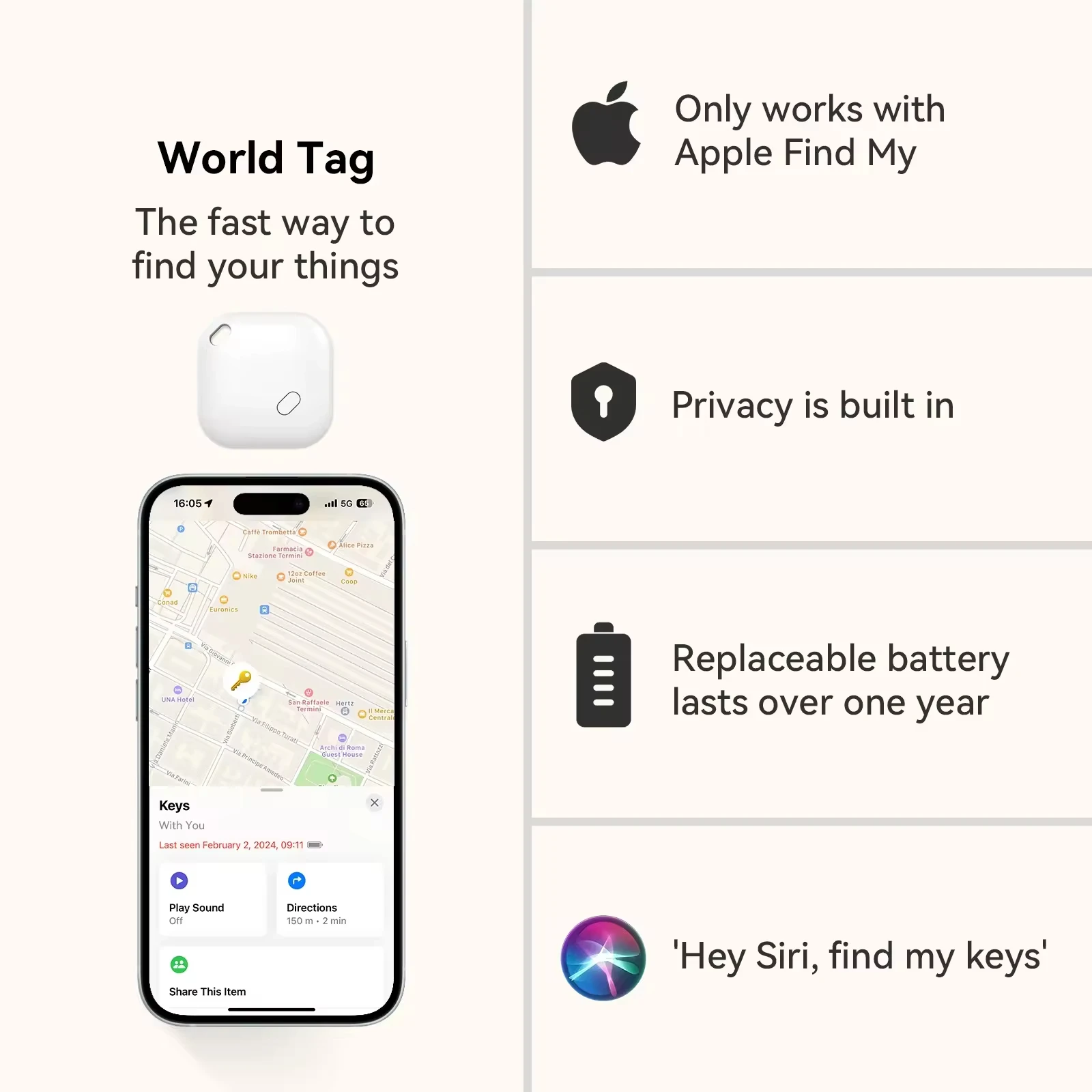 Imagem -05 - Mini Smart Bluetooth Air Tag Tracker para Criança Pet Finder Chave Bicicleta Carteira Gps Tracker Tracker para Apple Find my App Airtag