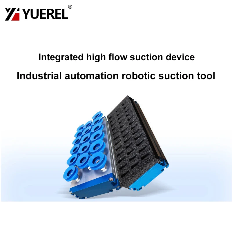 Integrated Industrial Robot Sorting Pneumatic Sponge Vacuum Palletizing Suction Cup With Strong Suction And Check Valve