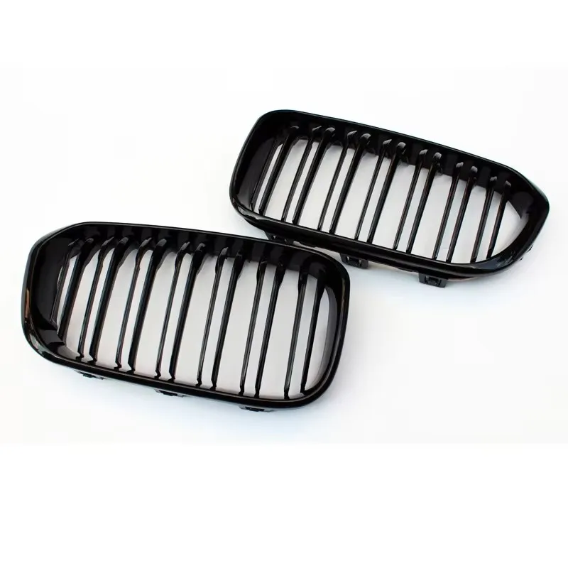 grille-de-rein-noir-brillant-abs-m-style-couleur-plastique-pare-chocs-avant-auto-decor-grill