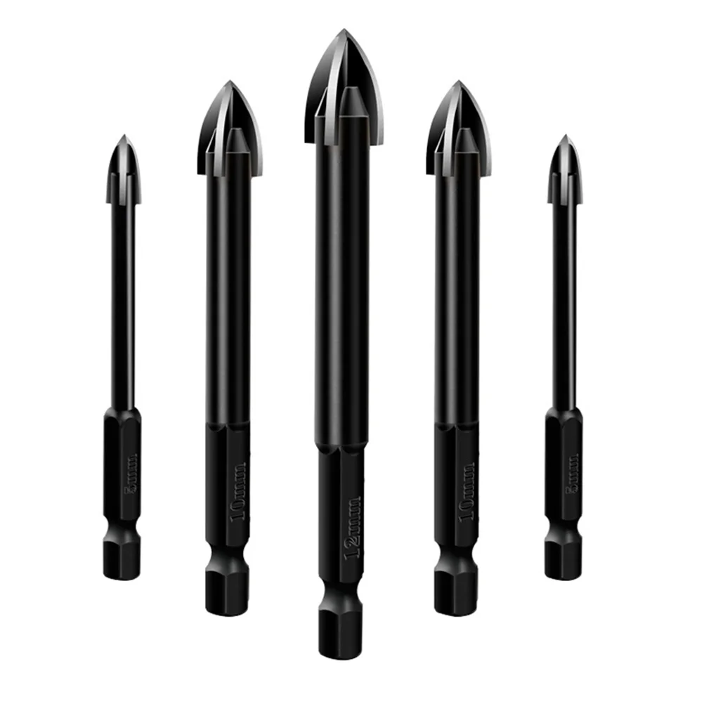 

Aluminum Alloy Glass Ceramic Tile Drill Bit for Drills Mirror Masonry Hole Opener Vitrified Tiles Wood Plastics