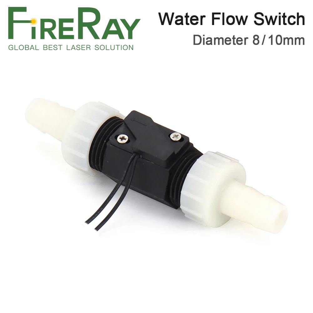 FireRay Water Flow Sensor Switch Sensor Pressure Controller Automatic Circulation Pump Thread Connector for CO2 Laser Tube