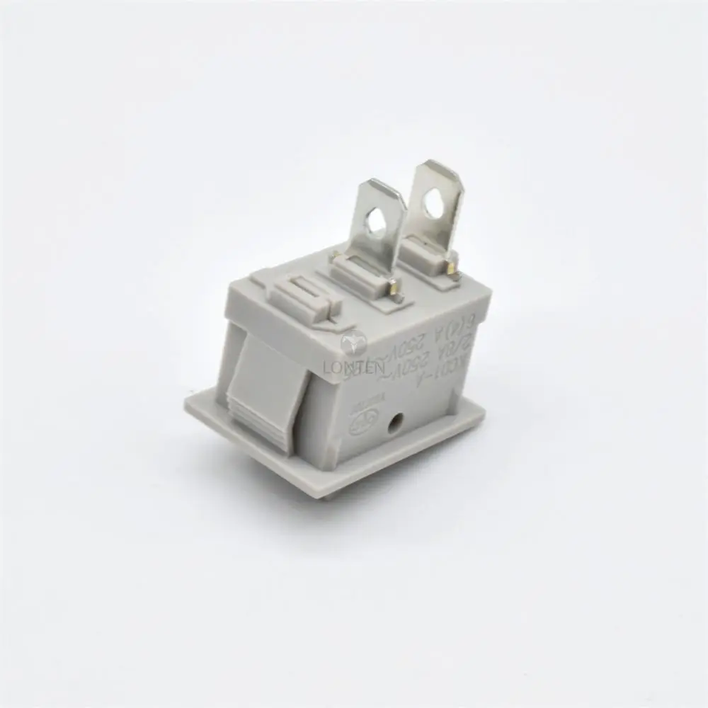 Mini Tuimelschakelaar Kcd1, Aan/Uit, Elektrische Apparatuur, 2pin, 2 Positie, 15*21Mm, 6a 250vac/10a 125vac, Geen Led Lt00136