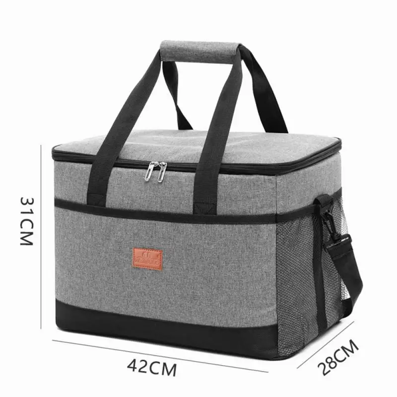 35L Large Capacity Collapsible Cooler Bag Insulated Picnic Lunch Bag Box Cooling Bag for Outdoor Travel Camping BBQ Family Party