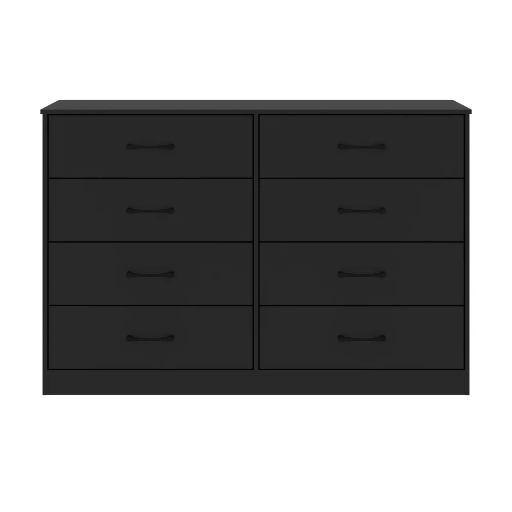 Cassettiera Ardent a 8 cassetti, nera