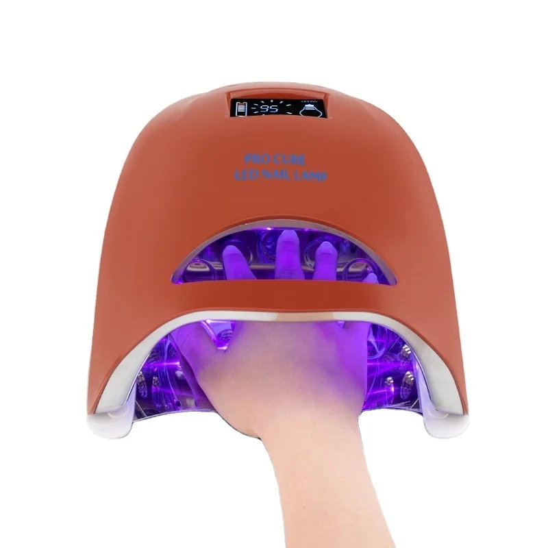 

Customize your own logo cordless wireless rechargeable uv led nail lamp for pro cure use