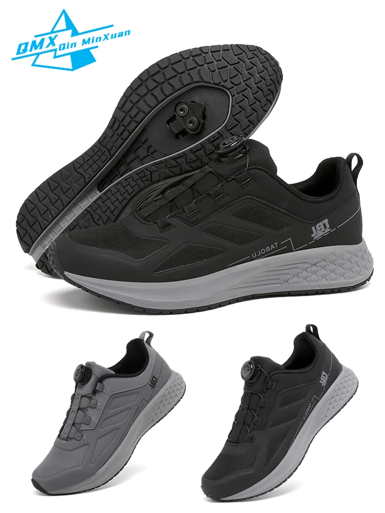 Mountainbike-Schuhe Männer 2024 flache Pedale mtb spd Downhill-Enduro-Schuhe kompatibel mit allen 2-Bolzen-und flachen Pedalen Fahrrads chuh