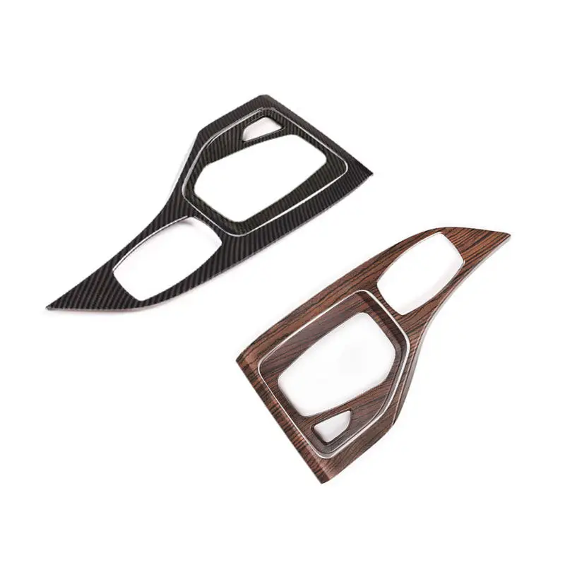 ABS Car Styling Center Console Gear Shift Panel Cover Frame Trim Sticker For BMW X1 E84 2010-2015 LHD Interior Accessories