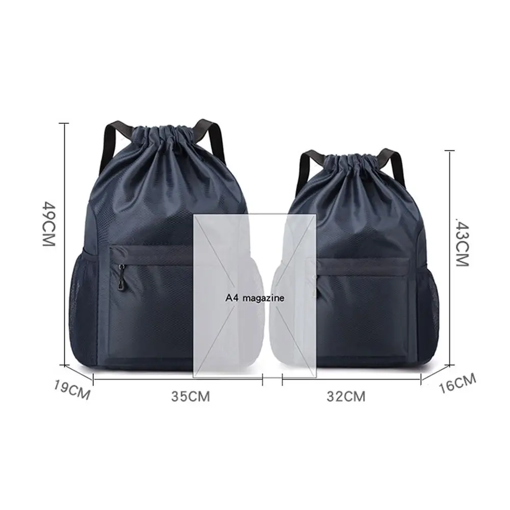 with Shoe Bin Simple Basketball Bag Camping Fitness Travel Storage Bag Waterproof Dry Wet Separation Yoga Bags Gym