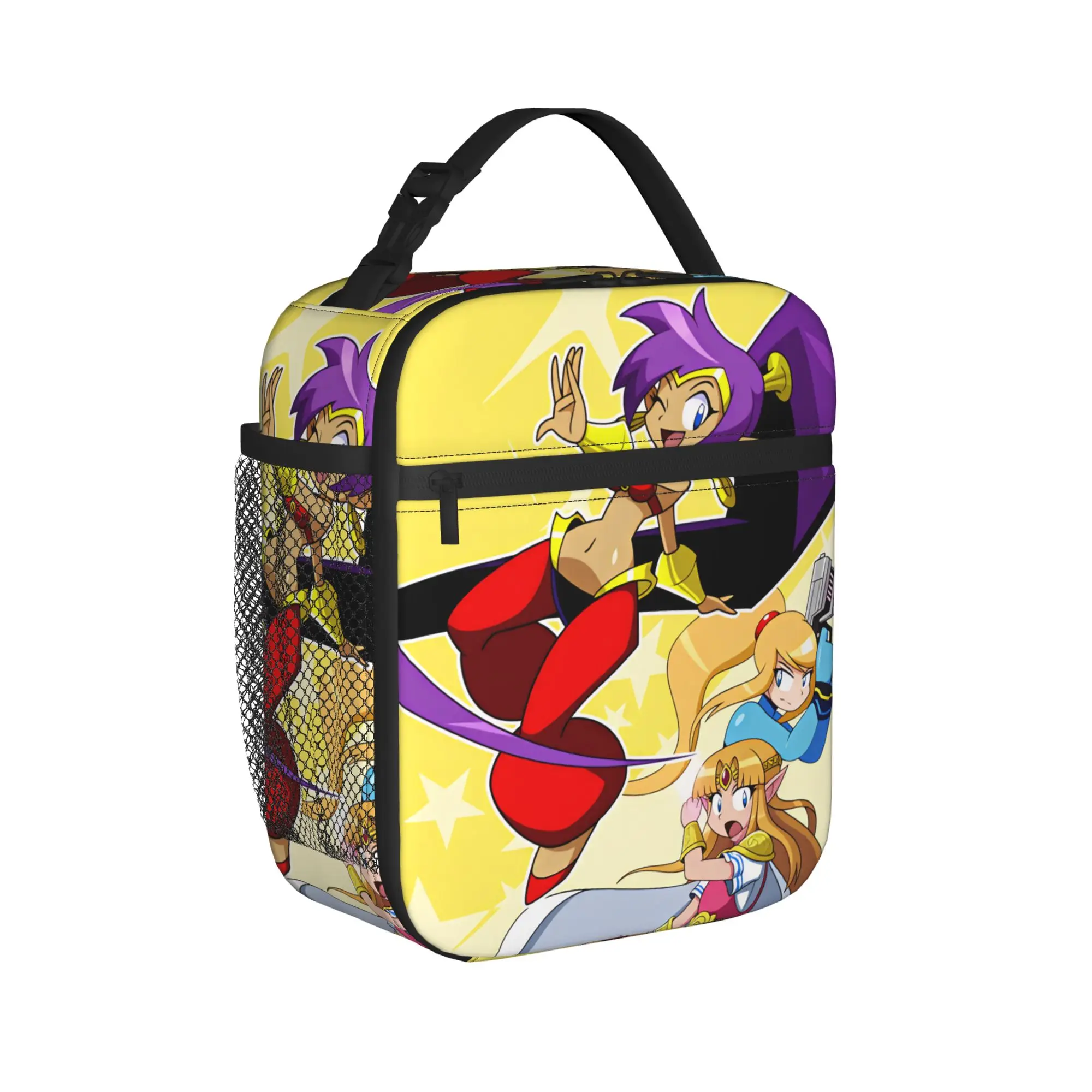 Shantae Half Genie Lunch Bag For Child  Print Lunch Box Vintage Office Cooler Bag Portable Zipper Oxford Tote Food Bags