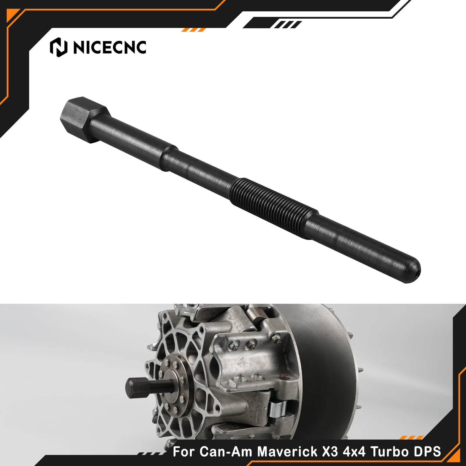 NICECNC For Can-Am Maverick X3 4x4 Turbo DPS 2017-2021 Primary Clutch Puller Tool ​Commander 1000R Defender 529000064 529035746