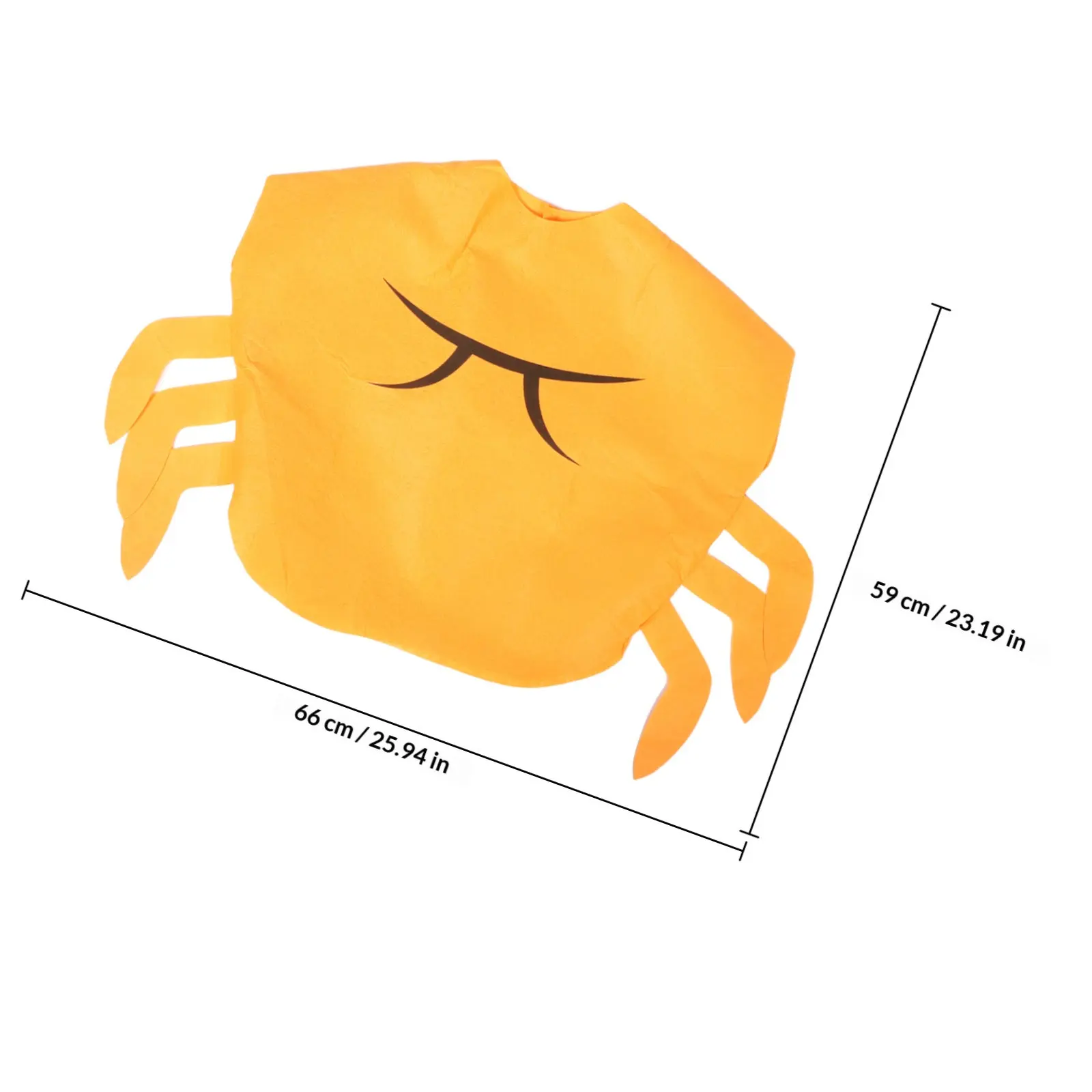 Toddler Crab Costume Kids Funny Marine Character Performance Costume for Dance Parties Birthday Festivals Dress Up