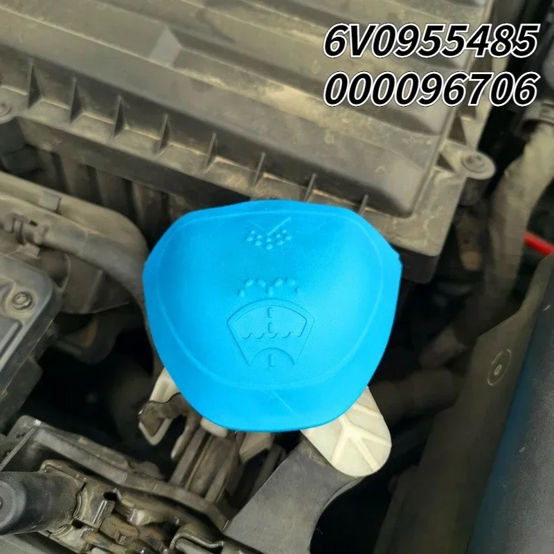 Windshield Glass Cleaning Plastic Tank Cap Lid Car Wiper Washer Fluid Reservoir Tank Bottle Cover For Audi VW Skoda Accessories