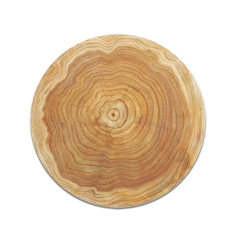 

Tree ring creative design, simple mouse pad, small size, anti-slip, washable, suitable for home and dormitory use