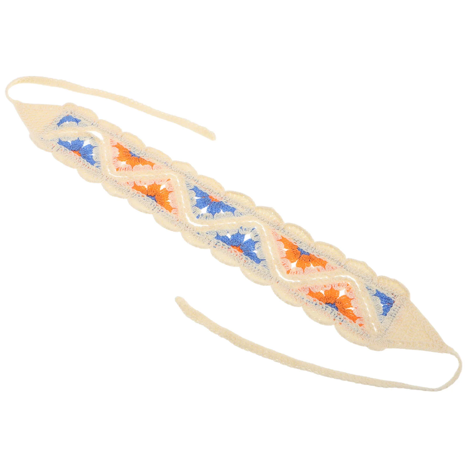 

PastoralStyleHeadscarf WomenSoft Polyester Breathable Headband Vintage Accessories Outdoor Travel Boho Scarf HairBands Wrap